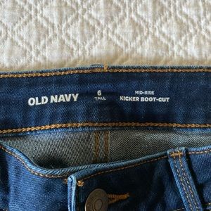 Old Navy midrise kicker boot cut